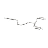 MagnaFlow Cat-Back SS 2.25/2.5in Dual Split Rear Exit Polished 3in Tip 2015 Chev Impala 3.6L V6 - 19023