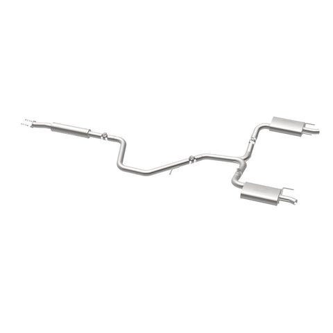 MagnaFlow Cat-Back SS 2.25/2.5in Dual Split Rear Exit Polished 3in Tip 2015 Chev Impala 3.6L V6 - 19023