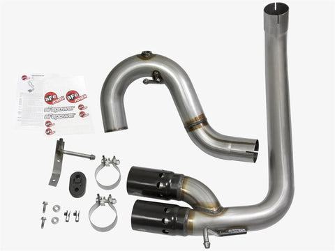 aFe Rebel Series DPF-Back 3in Side Exit SS Exhaust w/ IC Black Tip 2016 GM Colorado/Canyon 2.8L (td) - 49-44065-B
