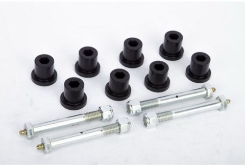 Daystar 1976-1983 Jeep CJ5 Greasable Bolt and Bushing Kit Front Shackle Only - KJ02019BK