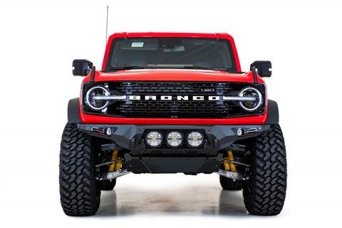 Addictive Desert Designs 21-22 Ford Bronco Bomber Front Bumper (w/ 3 Rigid 360 Mounts) - F230194130103