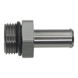 DeatschWerks 10AN ORB Male to 1/2in Male Barb Fitting - Anodized DW Titanium - 6-02-0515