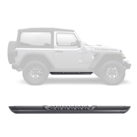 Go Rhino V-Series V3 Side Step - Universal 57in. (No Drill/Mounting Brkt Req.) - Tex. Blk - V300057T