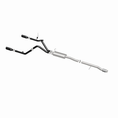 MagnaFlow SYS Cat-Back 4in Black Dual Split Rear Tips 14-15 Chevy Silverado/GMC Sierra 4.3L-5.3L - 15361