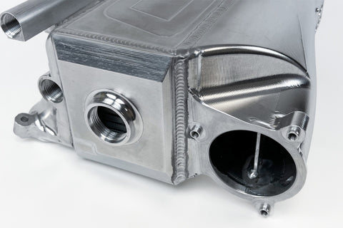 CSF Gen 2 B58 Race X Charge-Air-Cooler Manifold - Raw Billet Aluminum Finish - 8400