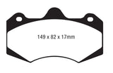 EBC AP Racing Caliper CP7040 Yellowstuff Brake Pads - DP4062R