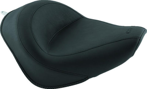 Mustang 06-17 Harley Softail Wide Tire (200mm) Standard Touring Solo Seat - Black - 76244