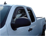 AVS 07-13 Chevy Silverado 1500 Ext. Cab Ventvisor Front & Rear Window Deflectors 4pc - Smoke - 194040