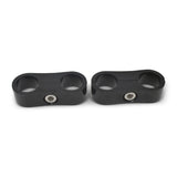 Russell Hose Separator For -12 Braided Hose Black Anodize (2 Pack) - 654333