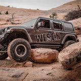 Westin/Snyper 2018+ Jeep Wrangler JL Unlimited 4DR Triple Tube Rock Rail Steps - Textured Black - 42-6025
