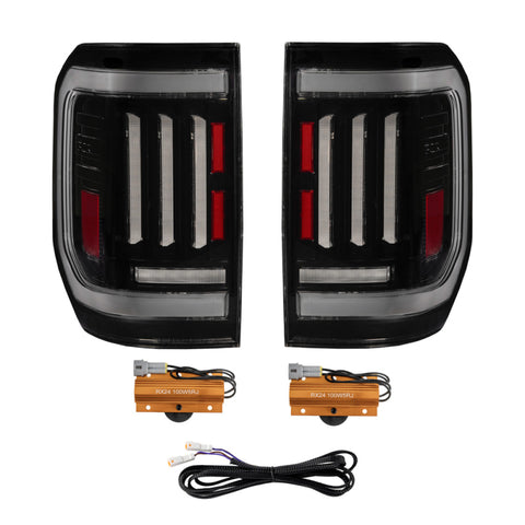 Form Lighting 22-24 Ford Maverick LED Tail Lights Smoked (Pair) - FL0096