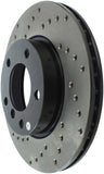 StopTech 96-02 BMW Z3 / 03-01/06 Z4 / 11/91-98 318i/iS / 04/98-00 318Ti Drilled Right Front Rotor - 128.34029R