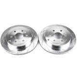 Power Stop 08-17 Buick Enclave Rear Evolution Drilled & Slotted Rotors - Pair - AR8675XPR