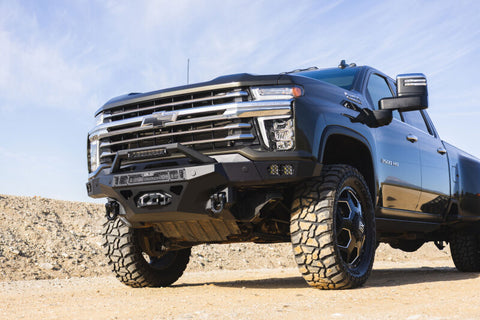 DV8 Offroad 20-23 Chevrolet Silverado 2500/3500 Spec Series Front Bumper w/ Winch - FBCS2-03