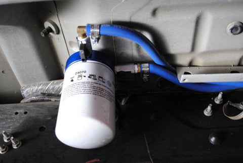 Sinister Diesel 08-10 Ford 6.4L Powerstroke Coolant Filtration System w/ Wix Filter - SD-COOLFIL-6.4-W