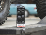 PRP Cam-Lock 1in.x10ft. Tie Down with Snap S Hooks and Soft Tie - Black - Pr. - 13801-2