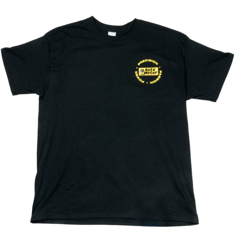 Autometer Black Competition Instruments T-Shirt - Large - 0422L