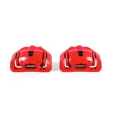 Power Stop 09-11 BMW 335d Front Red Calipers w/Brackets - Pair - S3334