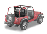 Bestop 03-06 Jeep Wrangler TJ Windjammer (Black Diamond) - 80032-35