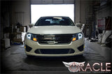 Oracle 10-11 Ford Fusion LED Headlight Halo Kit - Green - 2651-004