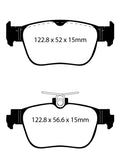 EBC 22-25 Audi A3 2.0L (t) Greenstuff Rear Brake Pads - DP22440