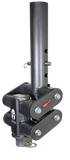 Gen-Y Spartan Torsion-Flex 5in Offset 4in RD Tube Gooseneck 2-5/16in Coupler Standard Height - GH-7082HD