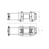 Superwinch 3000 LBS 12V DC 3/16in x 50ft Steel Rope LT3000 Winch - 1130220