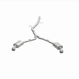 MagnaFlow 18-19 Audi A5 Dual Exit Polished Stainless CatBack Exhaust - 3in Main Piping Diameter - 19390
