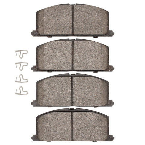 DFC 83-99 Toyota Tercel Front 4000 Hybridynamic Brake Pads - 4000-0242-00