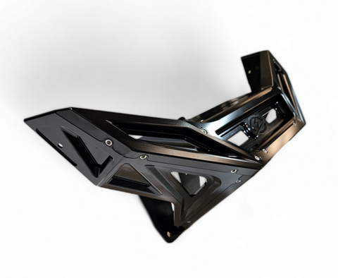 Elektric Offroad 2022-2025 Polaris Rzr Pro R/ Pro S/Turbo R Billet Front Winch Bumper Anodized Black - FWB610030