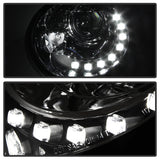 Spyder Volkswagen Beetle 1998-2005 Projector Headlights DRL Chrome PRO-YD-VB98-DRL-C - 5080554