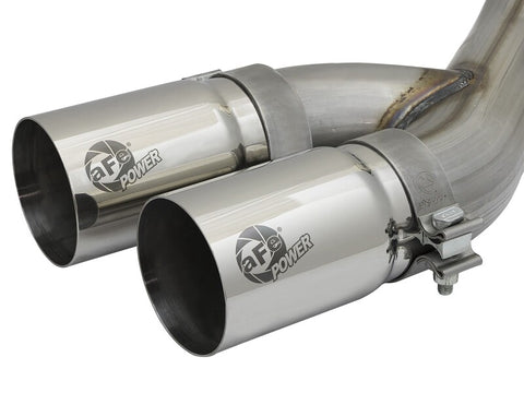 aFe POWER Rebel Series 3.5in SS Cat Back Exhaust w/Pol Tips 19-21 RAM V8-6.4L Hemi - 49-42082-P