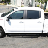Westin 2019 Chevrolet Silverado/Sierra 1500 Crew Cab Platinum 4 Oval Nerf Step Bars - Black - 21-4135