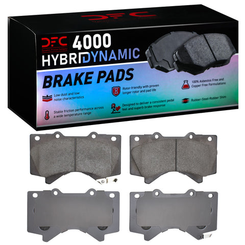 DFC 07-22 Toyota Tundra Front 4000 Hybridynamic Brake Pads - 4000-1303-00