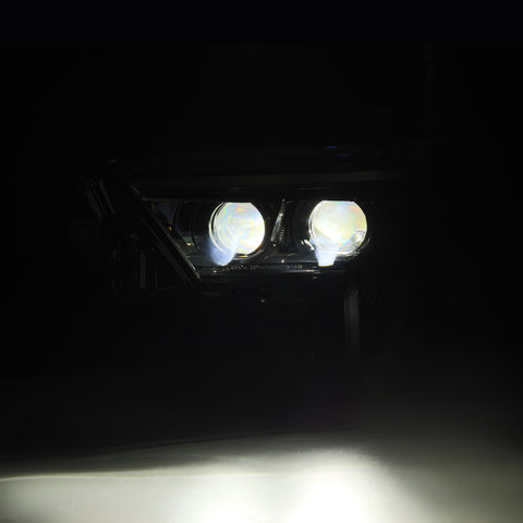 AlphaRex 22-23 Toyota Tundra LUXX-Series Headlights Black w/White DRL - Req 810029 OR 810030 - 880864
