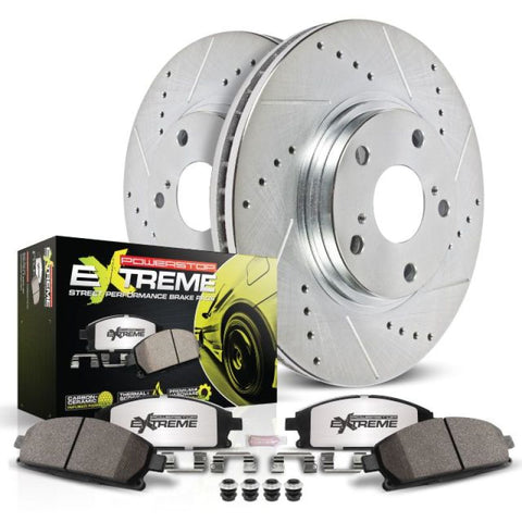 Power Stop 2006 BMW 325i Rear Z26 Street Warrior Brake Kit - K044-26