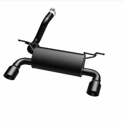 MagnaFlow 2018+ Jeep Wrangler 3.6L Dual Black Tip Axle-Back Exhaust - 19388