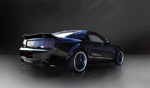 Corsa 2005-2010 Ford Mustang Shelby GT500 5.4L V8 Black Sport Axle-Back Exhaust - 14311BLK