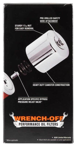 K&N Oil Filter 80-98 Harley-Davidson FXB/FXD?FXDB/FXDC/FXDL/FXDS/FXDWG - 3in OD x 5.969in Height - KN-173C