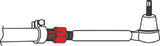 SPC Performance Jeep JK Hex Tie Rod - 23605