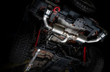 AWE Tuning 2018+ Jeep Wrangler JL/JLU Tread Edition Axle-Back Dual Exhaust - Chrome Silver Tips - 3015-32001