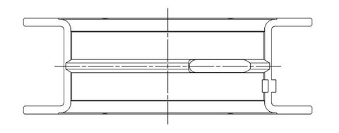 ACL Ford 4 2300 (Single Spark Plug engines) Race Series Engine Crankshaft Main Bearing Set - 5M1117H-01