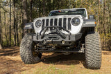 Rugged Ridge HD Bumper Stubby Front 07-18 Jeep Wrangler JK 18-20 Jeep Wrangler JL 2020 JT - 11540.32