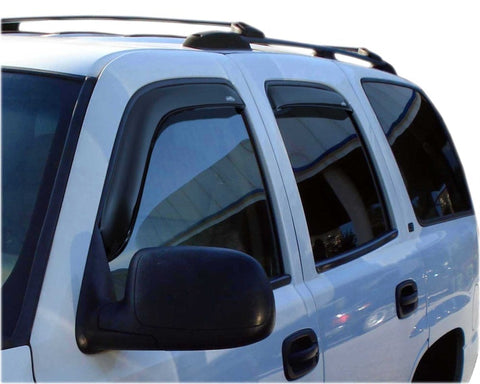AVS 02-06 Cadillac Escalade Ventvisor In-Channel Front & Rear Window Deflectors 4pc - Smoke - 194304