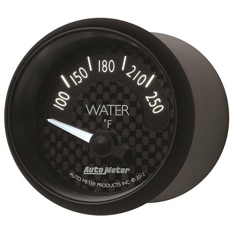 Autometer GT Series 52mm Short Sweep Electronic 100-250 Deg F Water Temperature - 8037