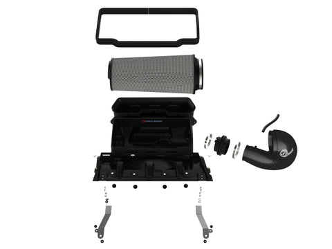 aFe 21-23 RAM 1500 TRX Track Series Carbon Fiber Cold Air Intake System w/ Pro DRY S - 57-10022D