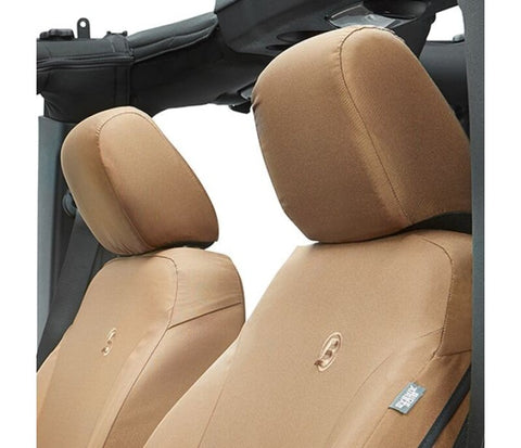 Bestop 13-18 Jeep Wrangler JK Front Seat Covers (Tan) - 29283-04