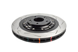 DBA 22-23 Hyundai Elantra N/Kona N Front 5000 Series Slotted Rotor w/Black Hat - DBA53148BLKS