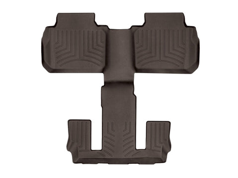WeatherTech 2017+ GMC Acadia Rear FloorLiner - Cocoa (2nd Row Bucket Seats Only) - 4710803