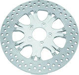 Performance Machine Disc/Carr 11.5 Heathen Rear - Chrome - 0133-1523HEAS-CH